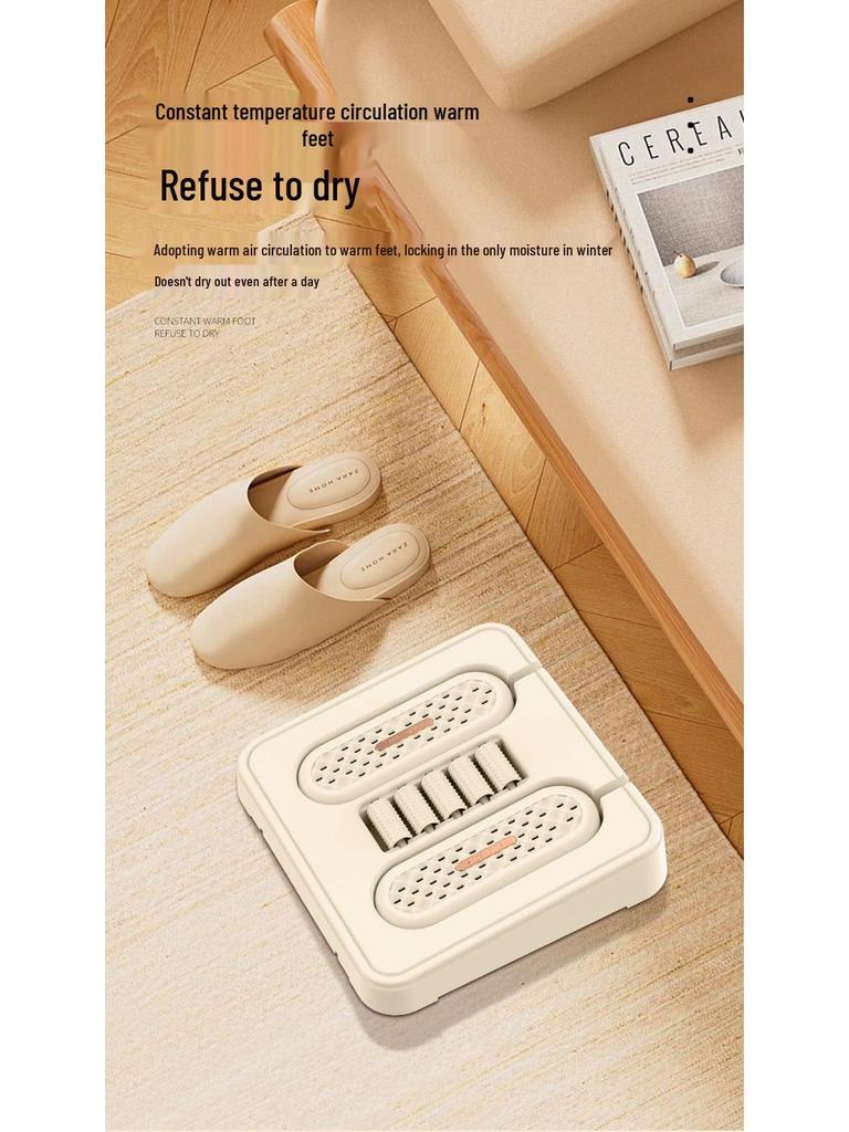 Portable Smart Shoe Dryer & Warmer: Foldable, Easy-to-Store Household Heating Solution.
