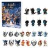 Acrylic Dragon Hanging Ornaments Advent Calendars 2026, 24 Days Christmas Countdown Calendar with To Ornaments, Collectible Pendants for Kids, Adults
