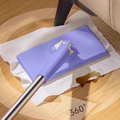 New Automatic Face Towel Mop Cloth Clip Dust Removal Paper Dry Towel Floor Wet Towel Household for Multifunctional Mop