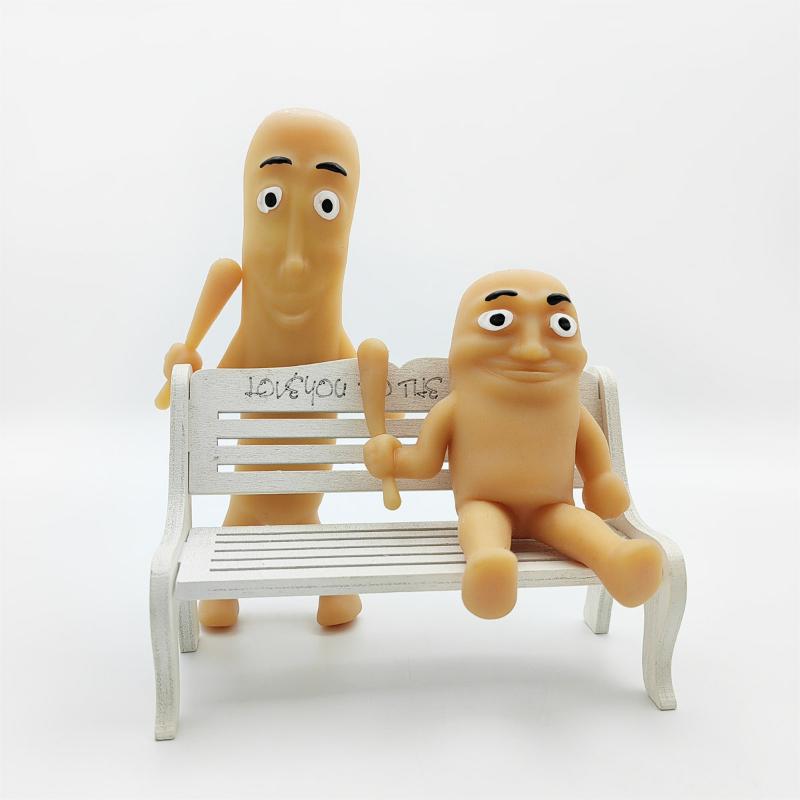 Italian Brainrot Tung Sahur Soft Rally Toys Stress Relief Prank Toy Fidget Toy Transformable Kids Adults Party Birthday Gift