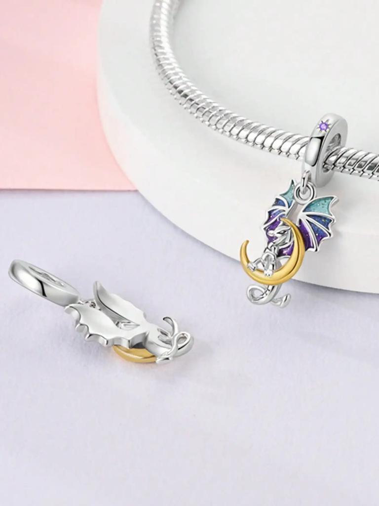 Charms Plata Copper Colors Black Cat And Cute Owl Beads Charm Pendant For Original Bracelet For Women Diy Jewelry Love Gift