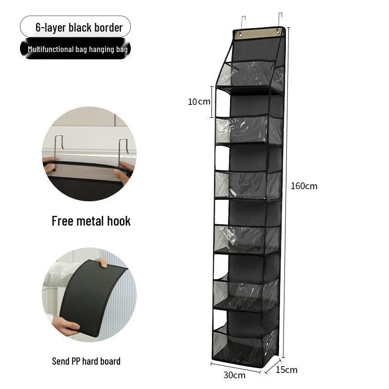 Staubdichter Türhänge-Taschenorganizer für Kleiderschränke – Ideal für Babyartikel, Kosmetika, Spielzeug und Sonstiges