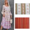 Ethnic Fabric for Sewing Quilting Beginners for Clothing Sewing and Arts Crafts Viscose Fabric for DIY Craft Patchwork