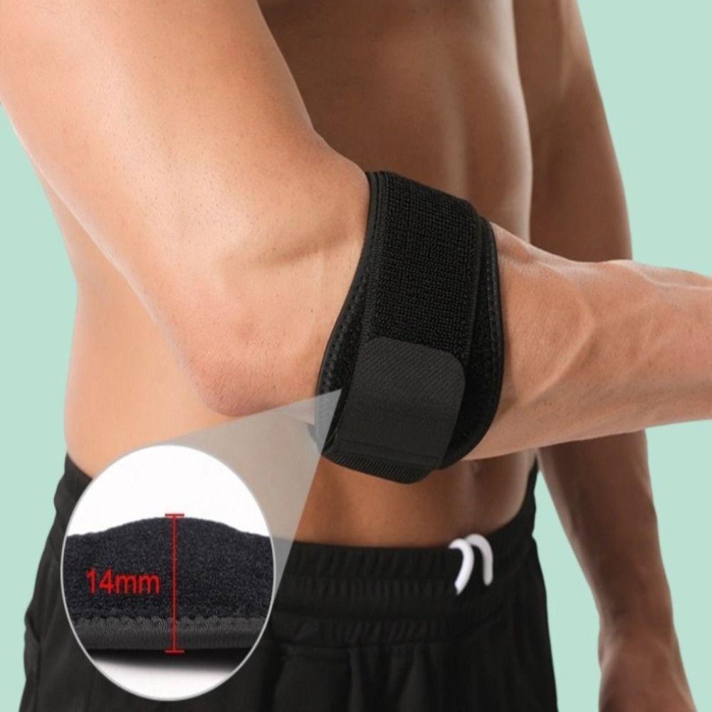 Compression Adjustable Elbow Brace Breathable Support Elbow Pads Tennis Elbow Strap  Golf Ball