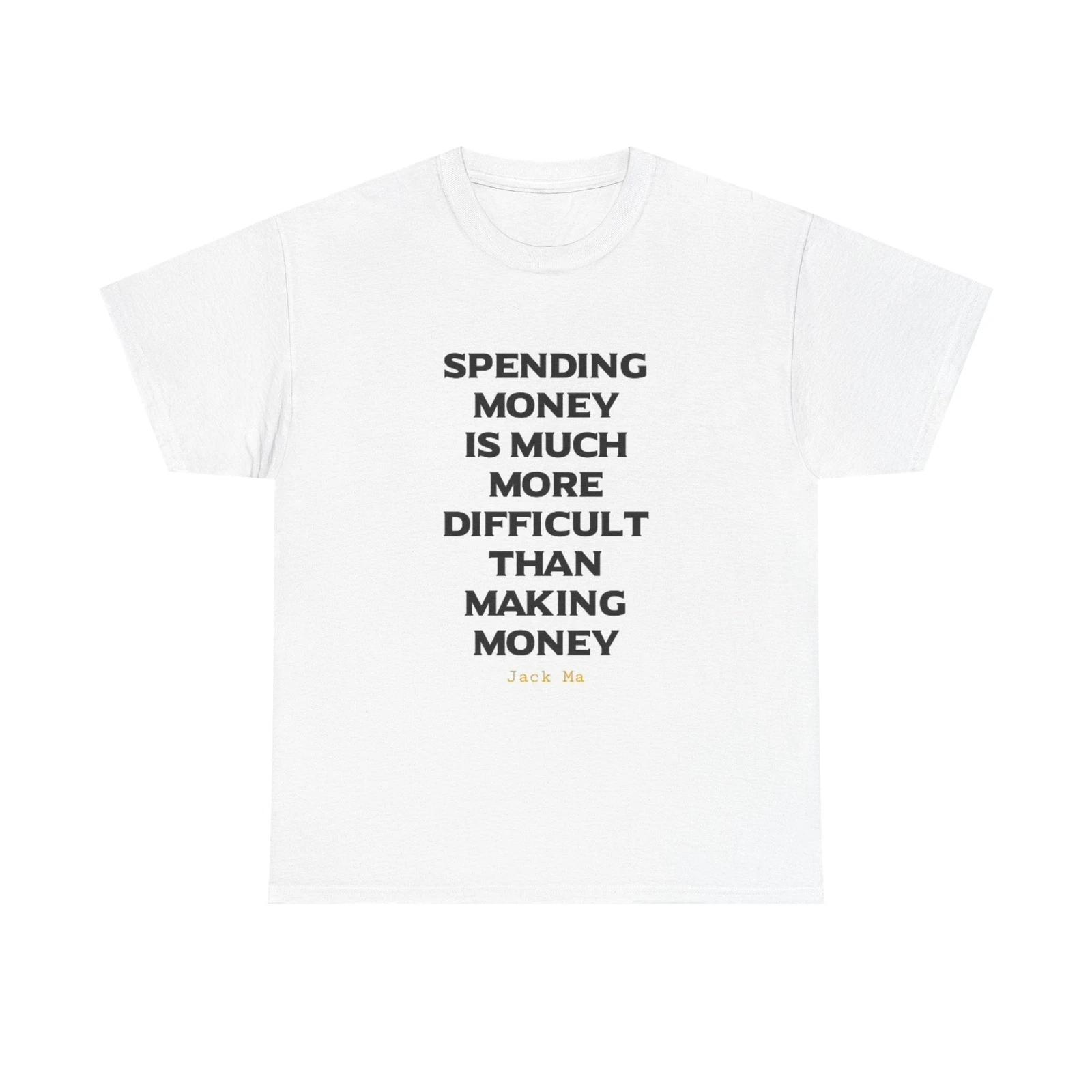 Men s and Women s T-shirts Spending Money Graphic XS