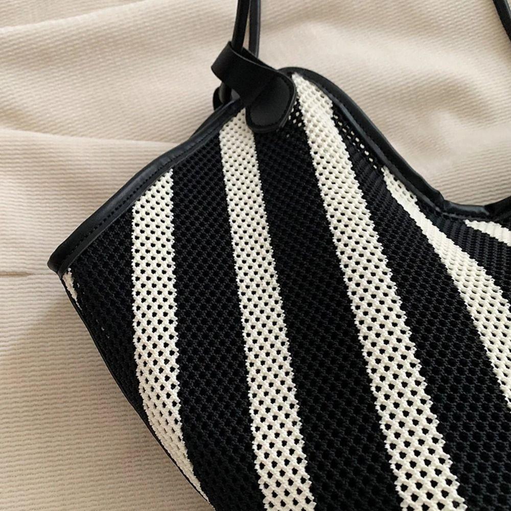 Oversize Straw Beach Bag Large Capacity Basket Shopper Bag Storage Shopping Bag  Women