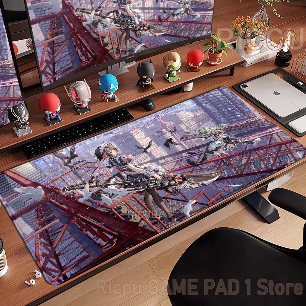 New Cute Extended Mouse Pad MousePad Desk Mat Zenless Zone Zero Keyboard Mat Anime Girl Pc Anti-slip Rubber Game Accessories