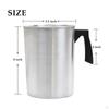 Candle Making Pouring Pot,Aluminum Dripless Spout,Wax Melting Pot,with
