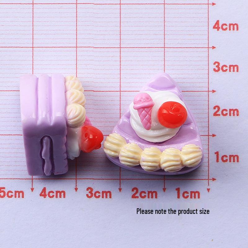 3D Fruit Cake DIY Cream Glue Resin Accessories for Phone Cases & Fridge Magnets