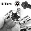 Female E Star Torx Socket Set E4-e24 E-torx External Hex Socket Insert Nut 14pcs - JT