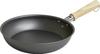 Urushiyama Metal Industry Iron Frying Pan 24cm Lightweight Despite Being Made of No Troublesome Initial Seasoning or Oiling Gas and Induction Nitrided