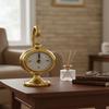Gold Desk Clock Style Tabletop Decor
