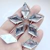15pcs 18 * 30mm Diamond Shaped Pressure Rhinestone Sewn On Flat Back Crystal for DIY Jewelry Making Decoration Sewing Rhinestone