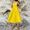 Women's clothing, new summer models in Europe and America, elegant and sexy temperament, strap backless suspender dress