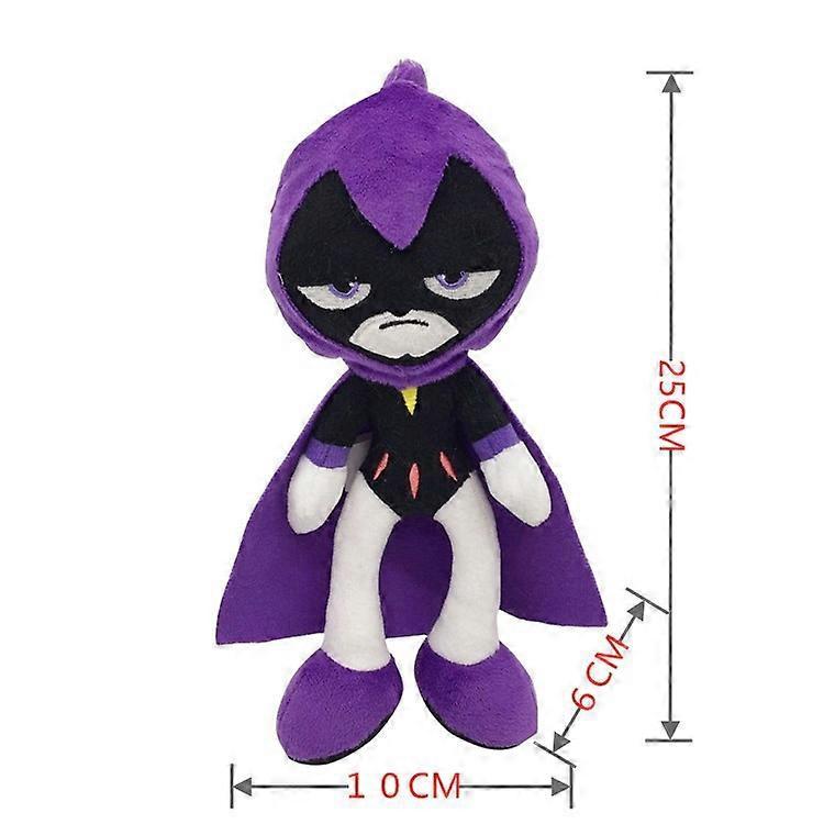 Anime Movie Teen Titans Attack Plush Toy Robin Raven Cartoon Doll Doll