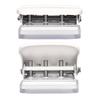 Hole Punch Ruler Design Quick Positioning 3 Holes Metal Paint Body Loose Leaf Puncher for Documentation