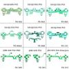 1Pcs SA1Q160A 159A 113A 135A 222A 194A Ribbon Circuit Board Film Joystick Flex Cable Conductive Film For PS3 PS4 Controller