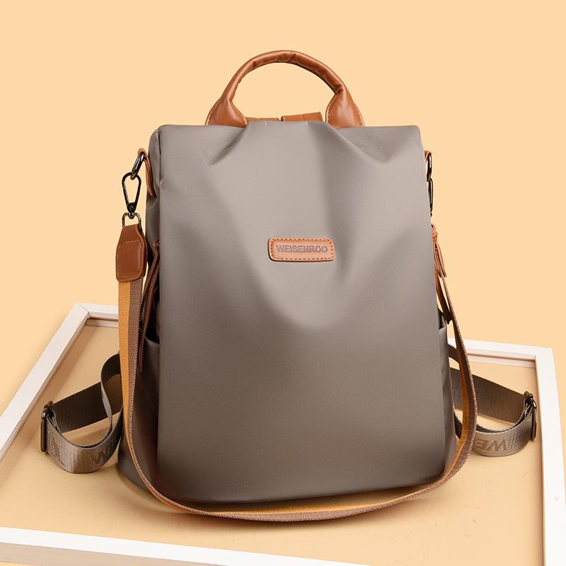 

Женский повседневный рюкзак из оксфордской ткани высокого класса для путешествий - Большая вместимость, универсальный дизайн 32x15x32 cm хаки