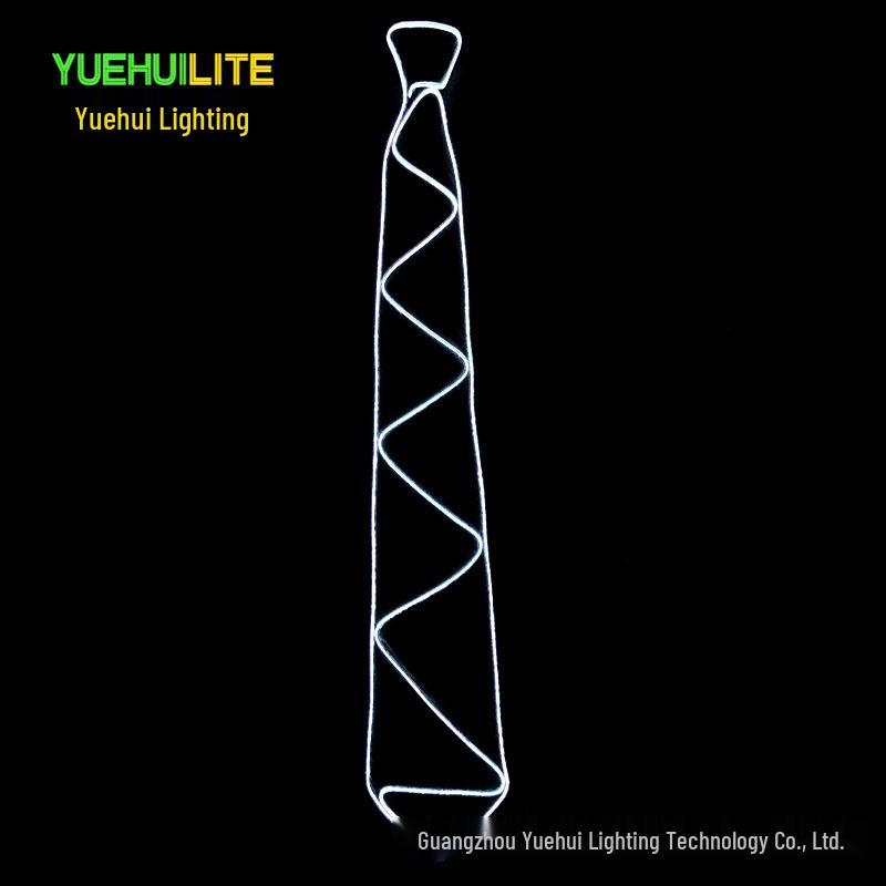 LED Glowing Party Tie for Prom, Bar, Festival, Nightclub & Waitstaff