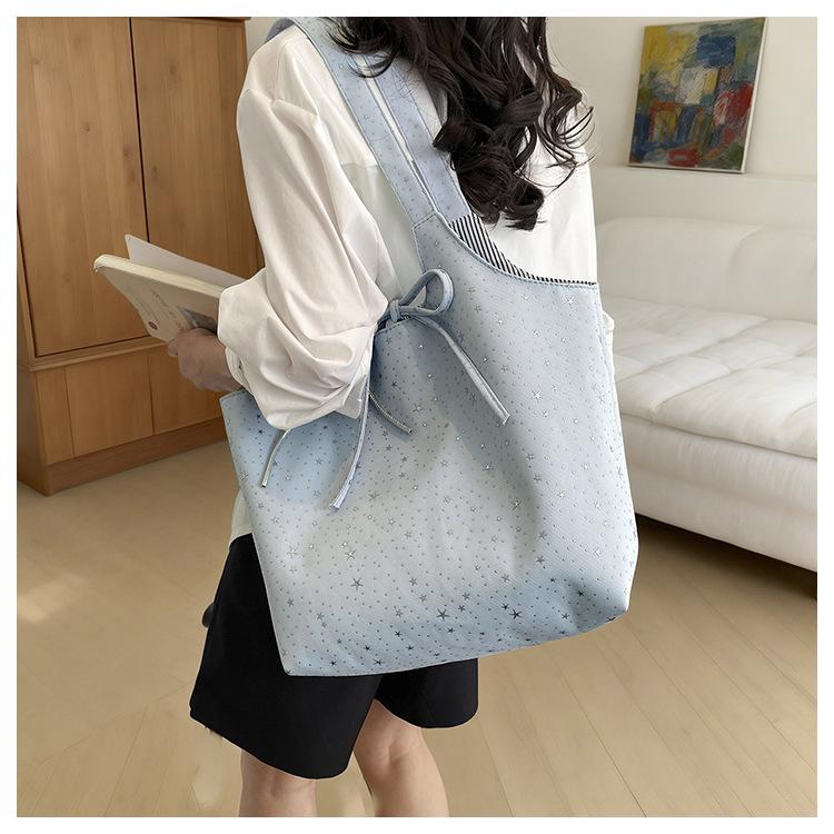 Women's Large Capacity Stylish Cross-Border Fashion Tote Bag – New Temperament Commuting Shoulder Underarm Bag