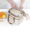 Double-Layer Insulated Lunch Tote for Office & School: Handheld Bento Bag