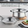 Stainless Steel Universal Lid For Pot And Pan Skillet Lid Pot Cover Fit 8.66-11.Inch Cookware Frying Pan Cover Pan Lid With Knob
