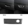 For Dodge Challenger 2008-2014 Carbon Fiber Glove Box Handle Panel Cover Trim