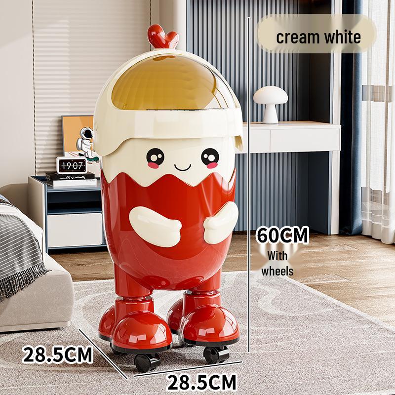 2026 Cute Cartoon Trash Can for Home: Living Room, Children's Room, Bedroom, Bathroom