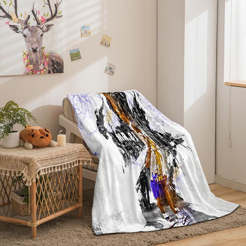 Cartoon Star Character Series Double-Sided Flannel 3D Digital Printing Blanket Blanket