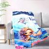 Underwater Fantasy Mermaid Home Custom Blankets Comfortable Soft Lightweight Allseason Multipurpose Blanket For Picnics Sofas Offices Beds Living