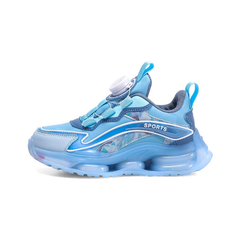 

Детские кроссовки для мальчиков от 2 до 14 лет, осенне-зимние детские повседневные кожаные прогулочные спортивные кроссовки, весенняя теннисная обувь для девочек 33 синий