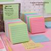 Personalized Color Line Sticky Notes - Student Memo Pad | Office & School Stationery