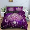 Bohemian Lotus Bedding Set Mandala Duvet Cover Bedroom Comforter Covers Single Twin King Size Quilt Cover Home Textile