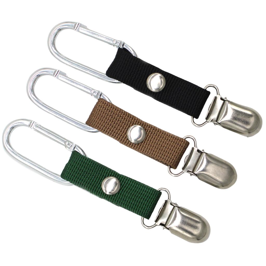 1 Pair Stylish Hat Clip Portable Caps Holder Unisex Accessory Travel Hat Clip Suitable for Backpacks and Handbags