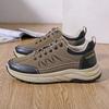 Arbetsskor 2025 höst stor storlek herr canvas skor lätt arbetsplats andningsbara vardagliga sportlöparskor