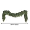 Christmas Soft Rubber Texture PE Pine And Cypress Leaves Decoration Double Christmas Artificial U6L1