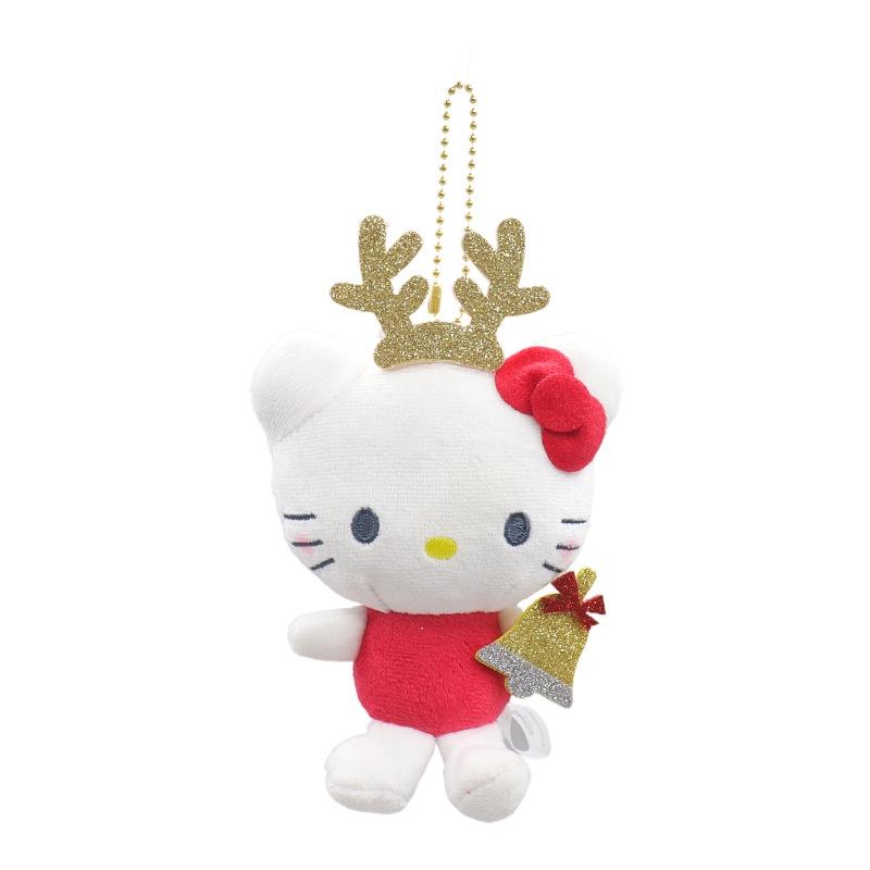 

Cute And Creative Christmas Deer Plush Toy For Girls Soft And Fluffy Stuffed Animal 12cm Bell