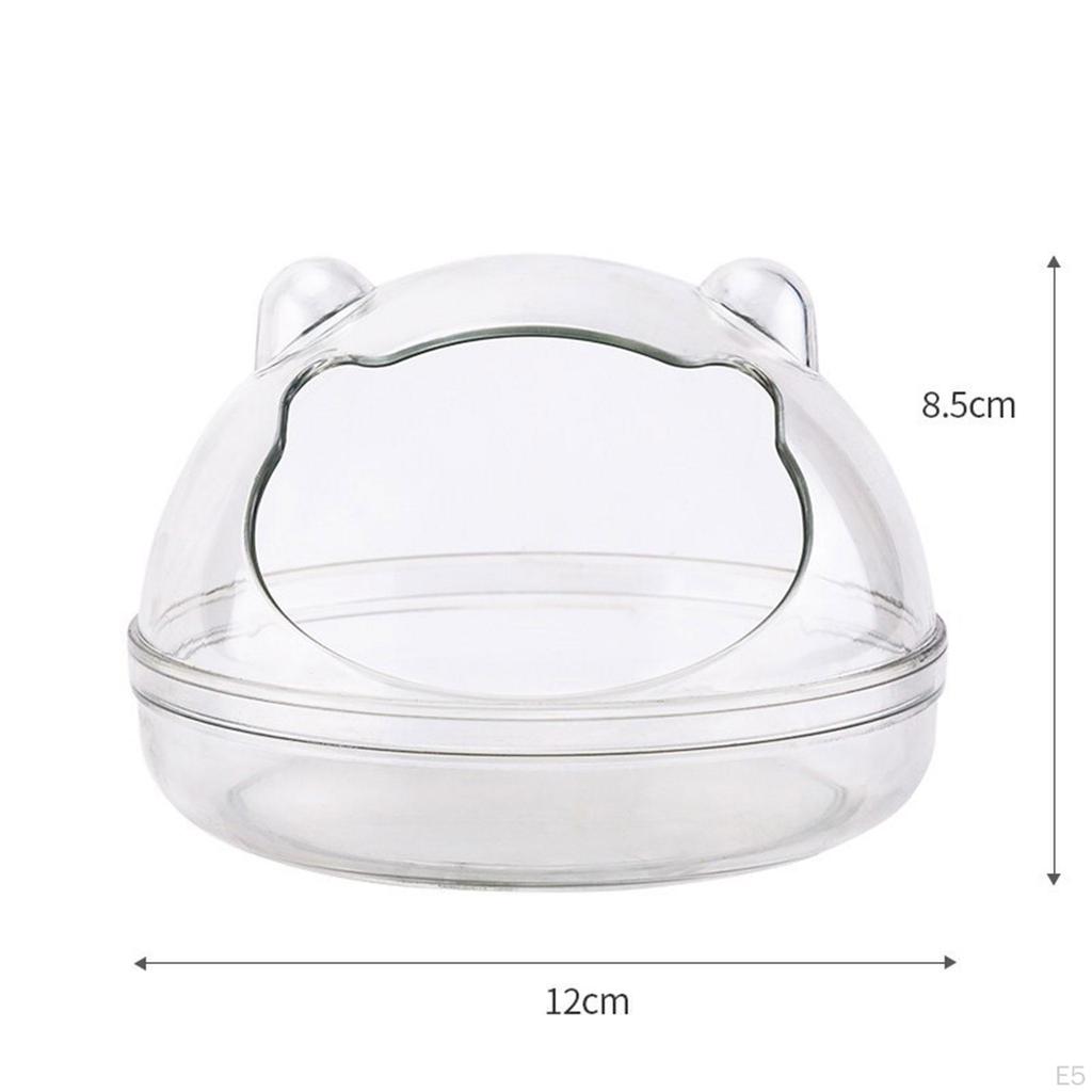 Przezroczysta Wanna z Piaskiem dla Chomików i Małych Zwierząt