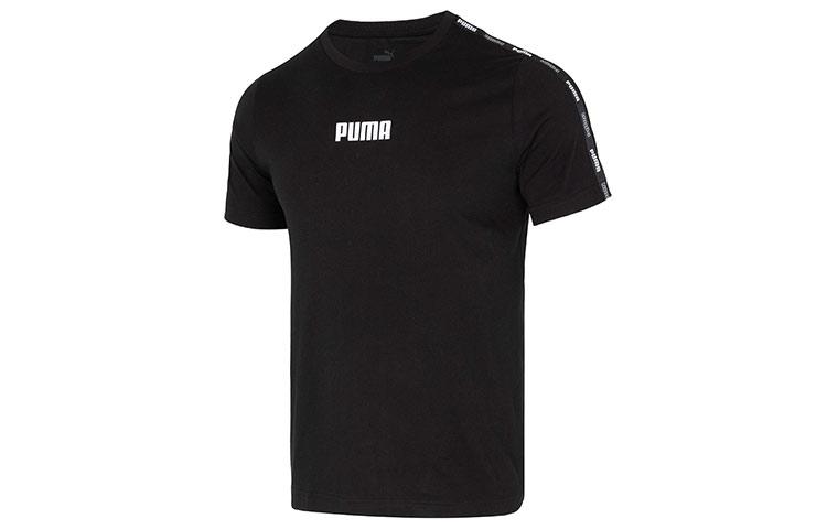 PUMA T Shirts Men s Black Crew Neck Moderate 671978-01 L