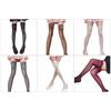 1Pair Thigh High Stockings Ballet Laced Up Fishnet Stockings Over Knee Highs Socks Thickened Tiptoe Antis-skidding Socks