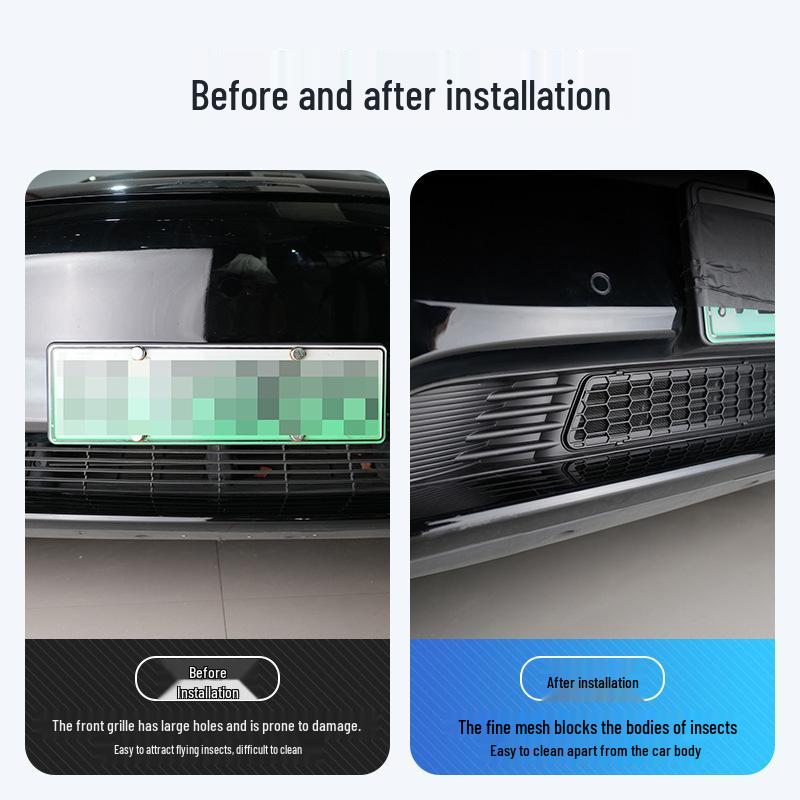 Tesla Model Y Insect Net & Air Inlet Protector with Water Deflector Tray