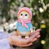 Figurină pisică, ornament de grădinărit interior, pălărie tricotată din rășină, cadou de ziua de naștere, cadou perfect cb014a [Devalier] pentru femei [Produs original]