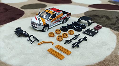 Scherer Designs BM Creations 1/64 Scale Isuzu D-Max 2018 "Repsol Oil" Accessory Pack RHD Finished Model