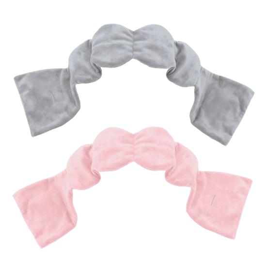 Yousheng 3D Contoured Sleep Mask with Adjustable Strap Light Blocking Eye Mask for Warm Therapy Pressure-free Sleep Mask for Side Sleeping Travel