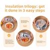 Meals - Aluminum Foil Film Cover for Food Preservation, Kitchen Storage Protector, Heat Insulation and Preservation Film, Insulation Cover