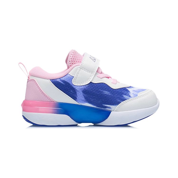 Li Ning Childrens Reflective Comfortable Casual Low-Top Running Shoes Kids sneaker White YKNR086-4