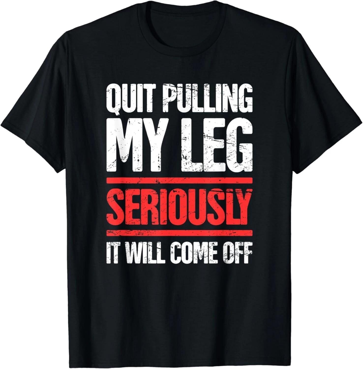 

Distressed Funny Present For Leg Amputee Gift Unisex T-Shirt 3XL