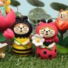 Cute Butterfly Beetle Cat Resin Ornament Collection Miniature Scene Cartoon Gift Toys Enlightenment Education Home Decoration
