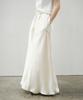 CITTA Relaxed Satin Maxi Skirt_Cts624(White)