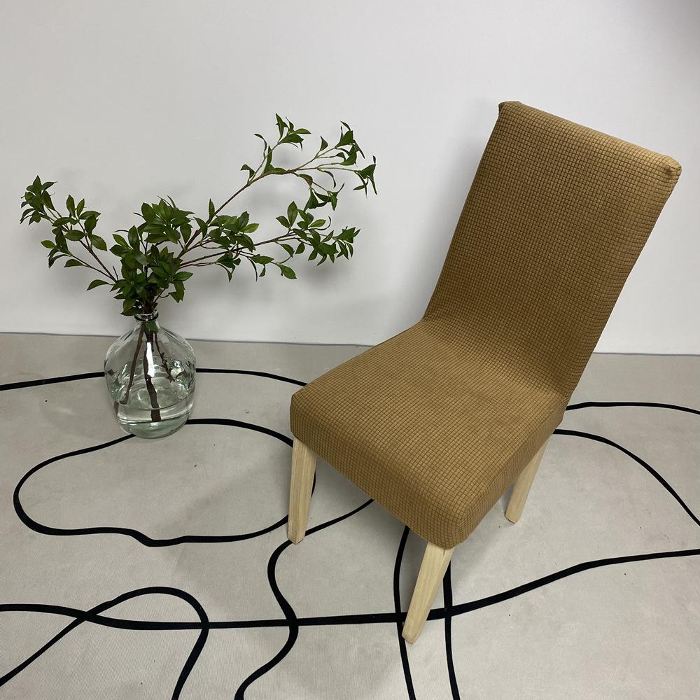 Corn Grid Thickened And Enlarged Fleece Grid Fleece Chair Cover Table And Chair Elastic Restaurant Chair Universal In All Seasons